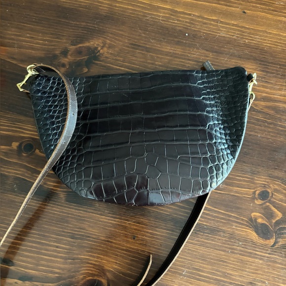 Clare V Brown Croc Grande Fanny - Picture 6 of 16